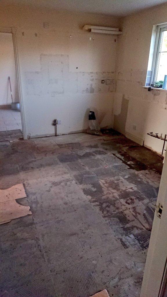 KJKinstallation's tweet photo. Start of a two week fit today. @MikePatrickPla on board in coming days with this one, will put up progress pictures ad there are partitions to come down and ceilings to be skimmed, gonna be a cracking job once complete https://t.co/WbKH3T9xwY