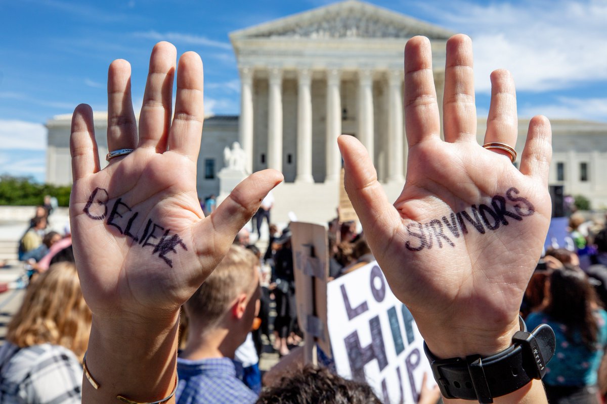reproforall's tweet photo. NARAL member Riley R., IL: "Young girls don’t need to grow up afraid of what will happen to them, and we don’t need to continue this culture of privileged men being able to get away with violence. I’m tired of being afraid, I want to feel empowered." #StopKavanaugh https://t.co/BmxPys3SOJ