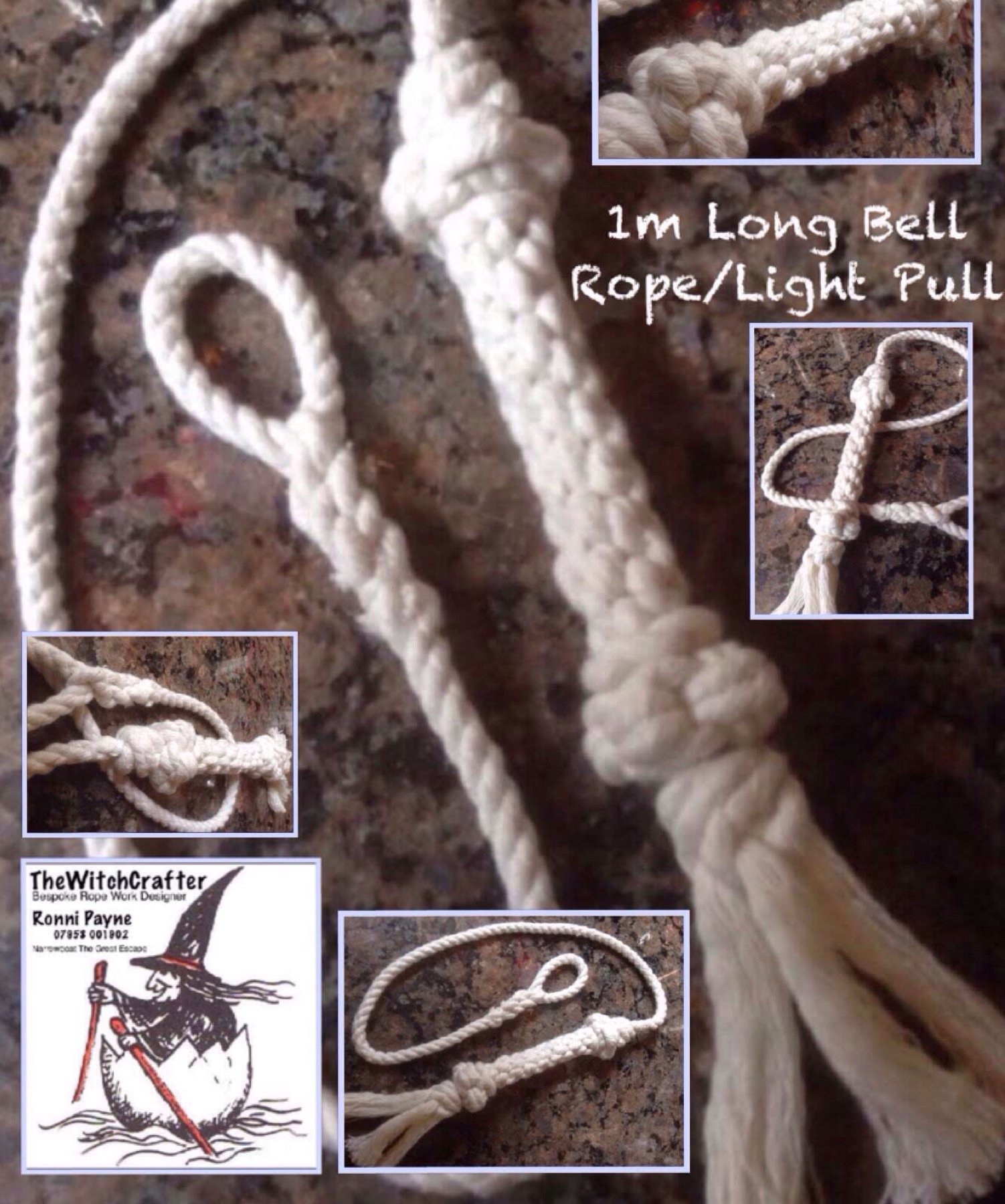 TheWitchCrafter on X: Unusual Gift Idea - Handmade Decorative 1m Nautical  Light Pull #buyitoffaboat #canaltraders #rope #ropework Made to order in  time for xmas. Other colours available :0)  / X