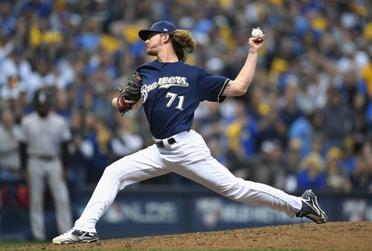 MLB Network (@mlbnetwork) on Twitter photo Just a little more than two hours until Josh Hader and the <a href="/Brewers/">Milwaukee Brewers</a> take on the #Rockies on MLB Network.
RETWEET for a shot at a Hader signed <a href="/RawlingsSports/">Rawlings Baseball</a> baseball + #Brewers jersey and catch Game Three at 4:30pm ET. #OurCrewOurOctober
Rules: atmlb.com/1RXSa4v Just a little more than two hours until Josh Hader and the <a href="/Brewers/">Milwaukee Brewers</a> take on the #Rockies on MLB Network.
RETWEET for a shot at a Hader signed <a href="/RawlingsSports/">Rawlings Baseball</a> baseball + #Brewers jersey and catch Game Three at 4:30pm ET. #OurCrewOurOctober
Rules: atmlb.com/1RXSa4v