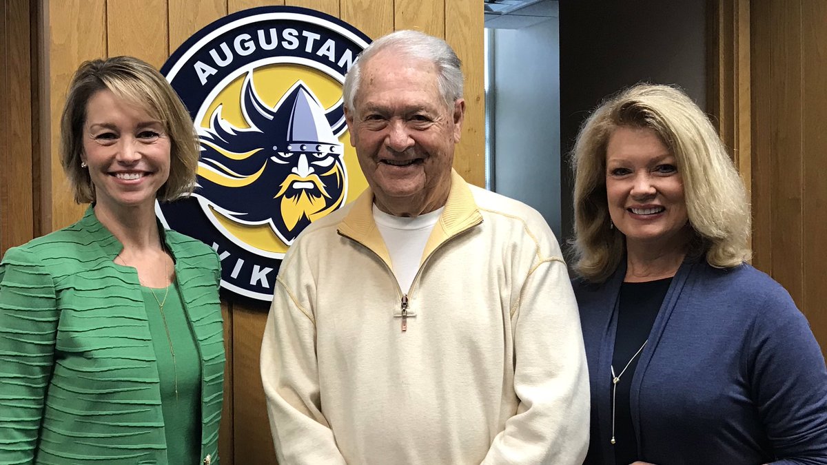 Incredibly honored today to meet famous and distinguished <a href="/AugieAlumni/">Augustana SD Alumni</a>—Mary Hart (‘72) and her father Rob Harum (‘49). Not only does Mary Hart make <a href="/AugustanaSD/">Augustana University</a> proud, but also her hometown <a href="/CitySiouxFalls/">City of Sioux Falls</a> and all of <a href="/southdakota/">Travel South Dakota</a>! Thank you for staying connected to all of us!