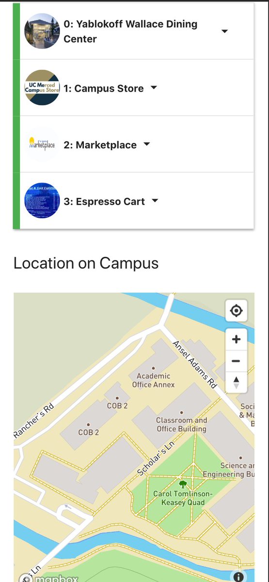 ✨New Feature on Mobilie ID✨
Catch
A hub for you to know where and when food trucks will be on campus
<a href="/ucmerced/">UC Merced</a>