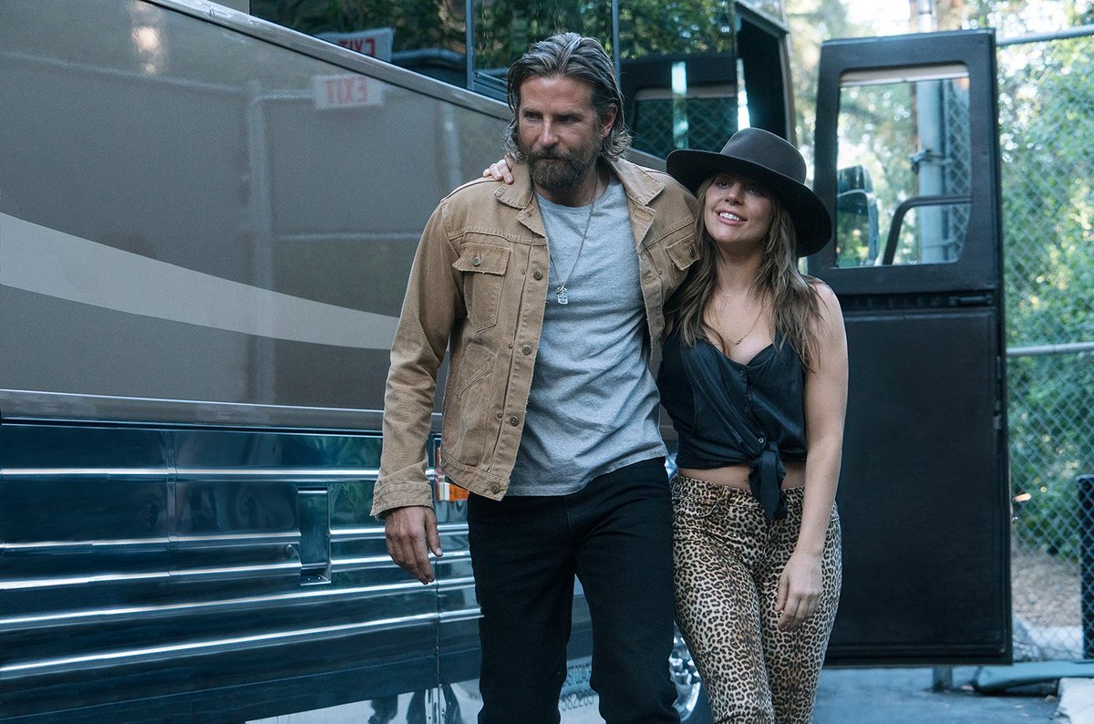billboard's tweet photo. "A Star Is Born" hits close to home for Lady Gaga &amp; Bradley Cooper https://t.co/rPZZ98K0IB https://t.co/uJFO6GpG3S