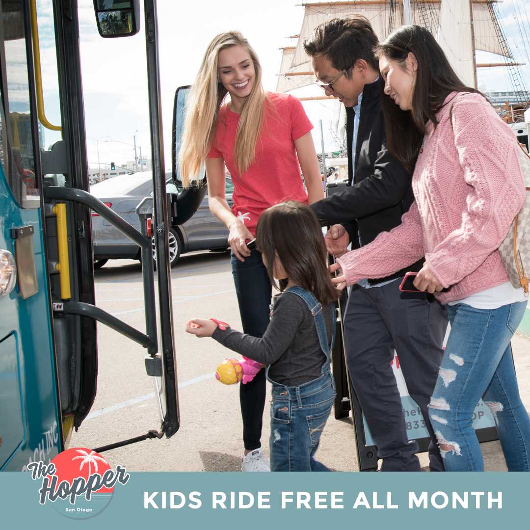 #Kids are #Free the month of #OCTOBER with <a href="/RideTheHopper/">RideTheHopperBus</a> Want to save money on your next trip? Text: HOPPPER To: 31996 
#digitaldeal #savemoney #101sdmag #sandiego #fun