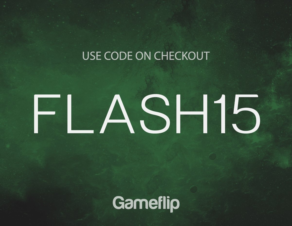 Gameflip on Twitter: "TODAY ONLY: use code FLASH15 to get 15% OFF today