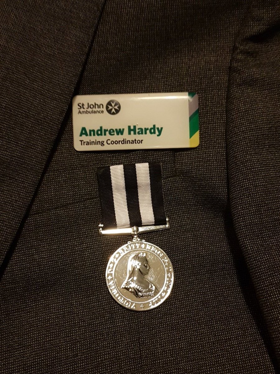 AHardySJA's tweet photo. What an amazing day @stjohnambulance, for officially becoming an Area Manager in Greater Manchester and getting my 12 year service award all in one day https://t.co/ZMc64r9hD2