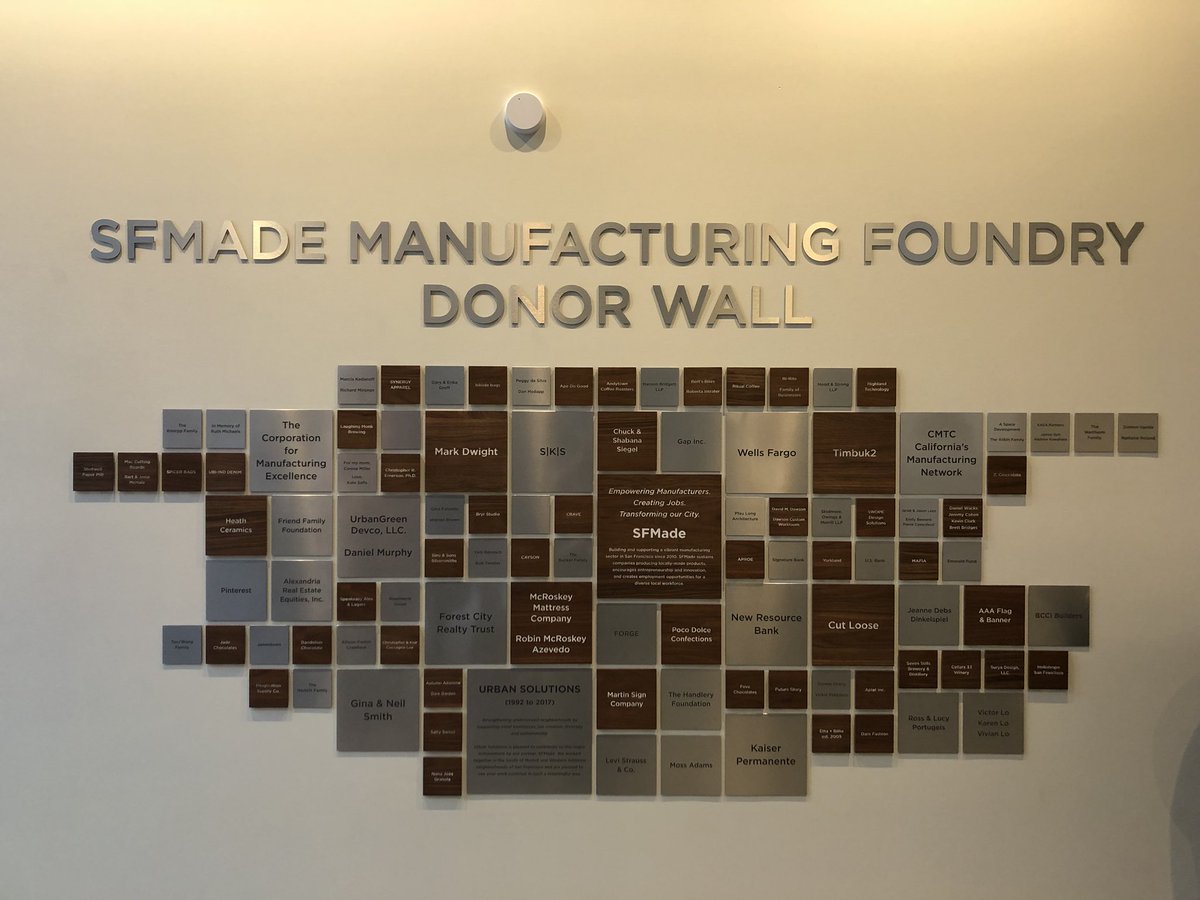 HILSIDEBAGS's tweet image. Proud to celebrate and support the grand opening of the #SFMade Manufacturing Foundry at #150Hooper yesterday! This is the region’s 1st, permanently affordable, multi-tenant building dedicated to #manufacturing &amp;amp; creating good jobs for #SF residents.