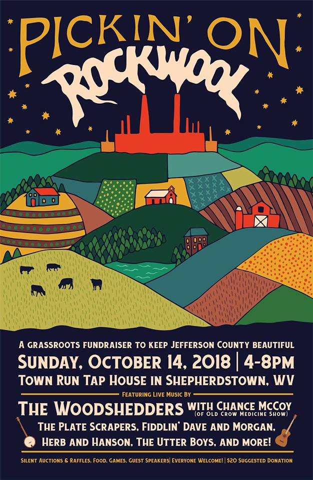 CCARRanson's tweet photo. PICKIN' ON ROCKWOOL 
Sunday October 14, Town Run Tap House, Shepherdstown
Music &amp; Activities To Raise Funds &amp; Awareness to #StopToxicRockwool
 https://t.co/QpiU0rMei1 
#JeffersonCountyWV #GoodbyeRockwool https://t.co/BXia28N1If
