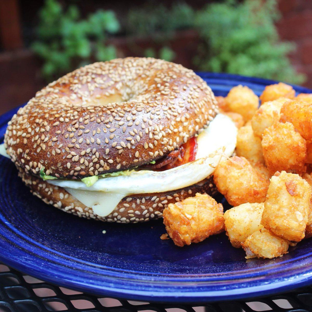 #Beerunch is best served with an egg sandwich, breakfast beers, and a side of tots. Join us every Saturday and Sunday from 11am to 4pm!
 
📷: @bostonfoodgram on Instagram