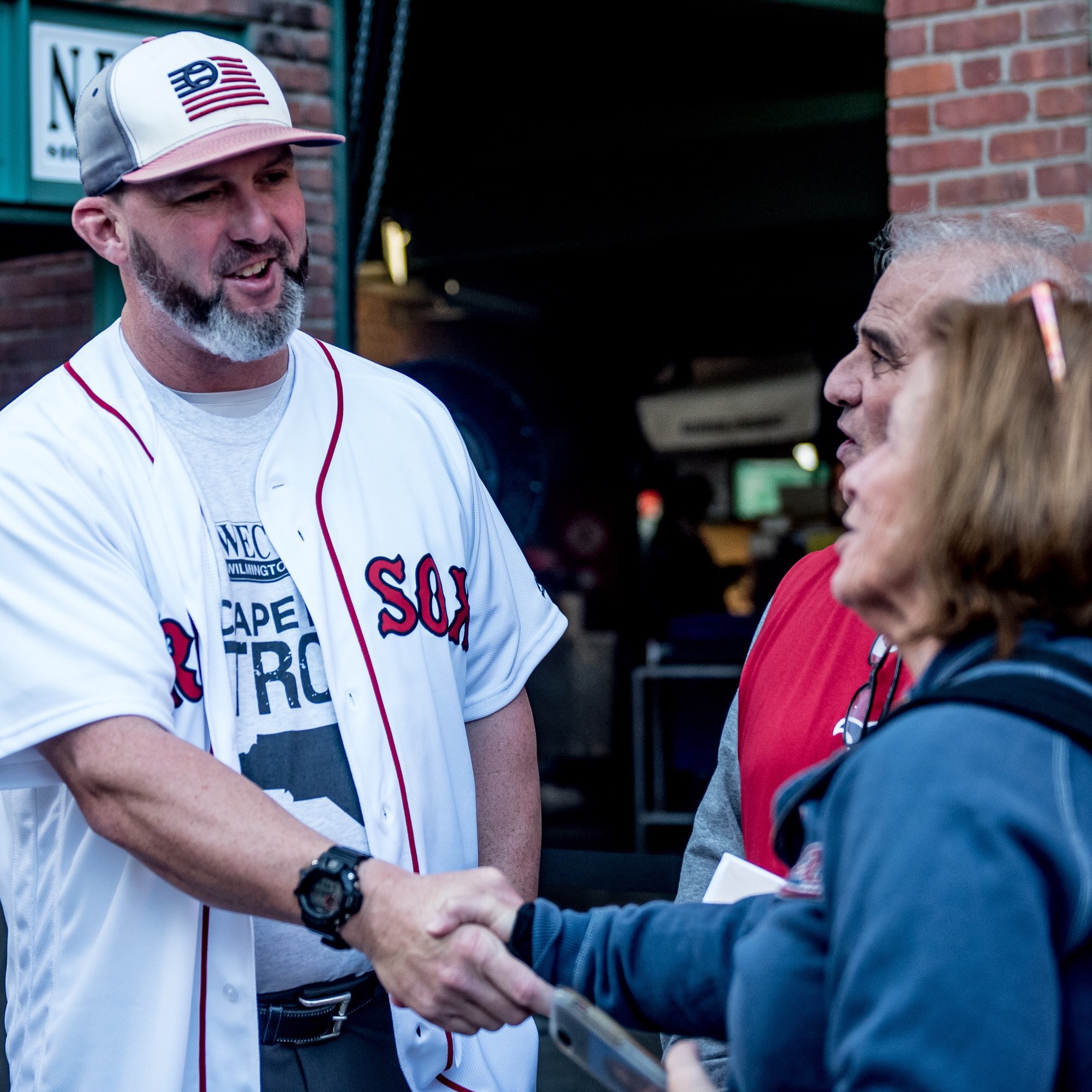 Red Sox on X: Before Trot Nixon throws out tonight's ceremonial