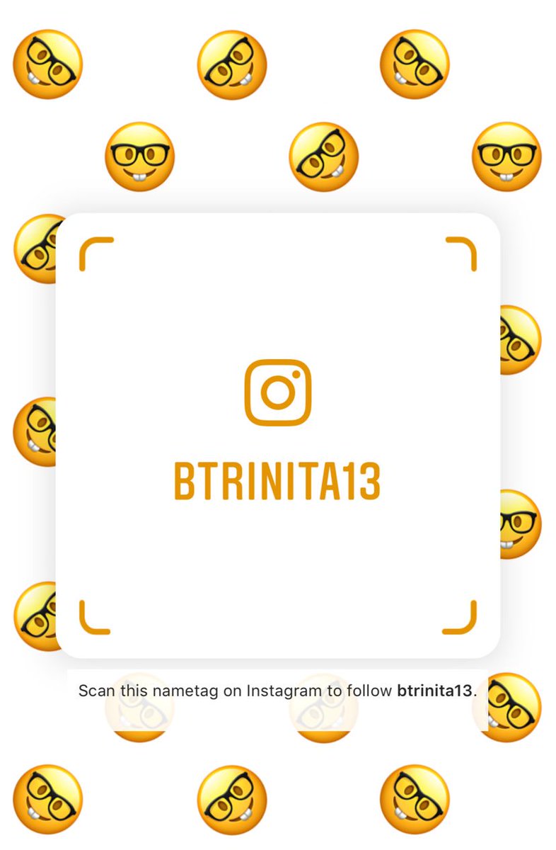 My second account! 🤓 instagram.com/btrinita13?r=n…