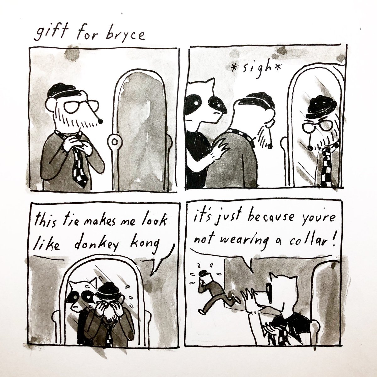 that time @_nicegold coincidentally gifted each other all of our old ska bullshit from high school
#inktober day 5 