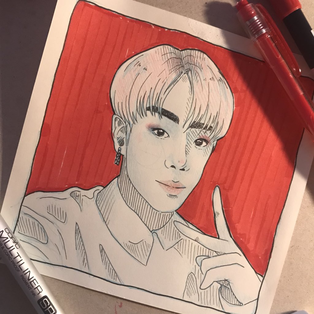 xiaolatte's tweet photo. Early Inktober today thanks to #500dayswithACE 💓 https://t.co/PpvqQYnKsp