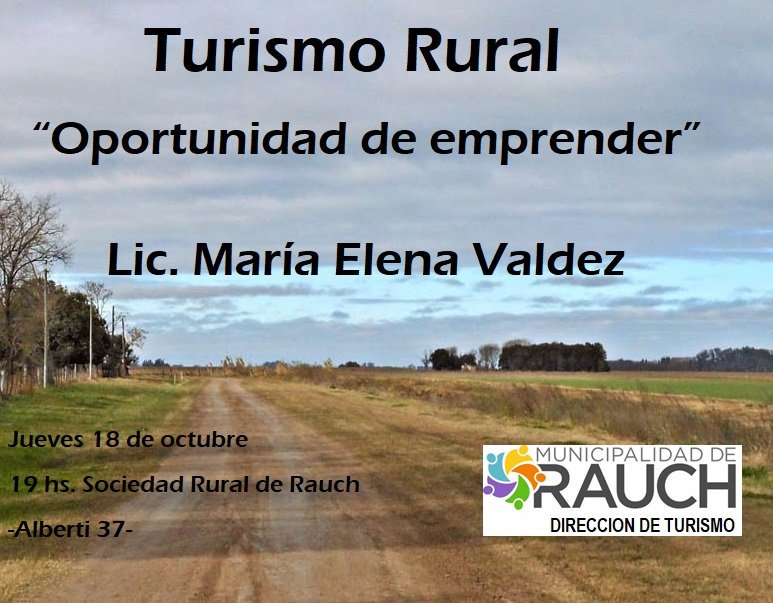 RauchTurismo's tweet photo. Nuestras proximas actividades! Todas libres y gratuitas! @maxisuescun @MuniRauch @AEHG_LaPlata @TurismoPBA @intaargentina @fermingsica @alfmiguel40 @AIzquierdoRauch @RadioEichRauch @Turadio935 @radioelangel895 @rodsald @fermingsica @ISFDYT70RAUCH @TurismoRuralUBA https://t.co/GpcXjYbuCn