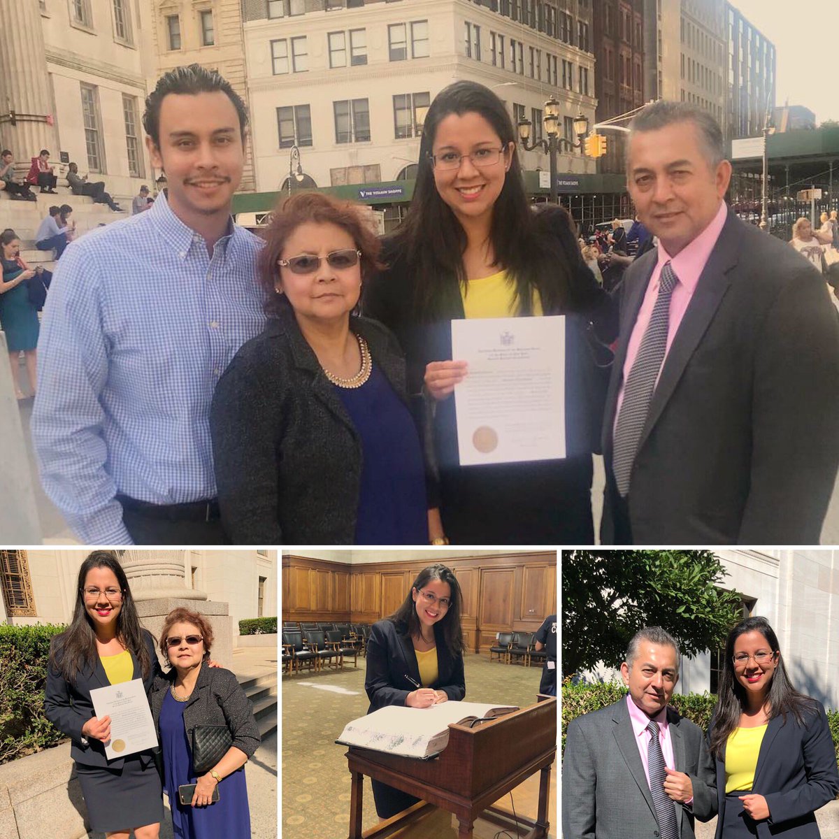OneStephUp's tweet image. It was a happy day when my immigrant parents witnessed the fruit of their sacrifices and labor to see their daughter become licensed as an Attorney #Latina #LatinaLeaders #LatinoLawyers #FirstGenerationLawyer #ImmigrantsGetTheJobDone #Latinx