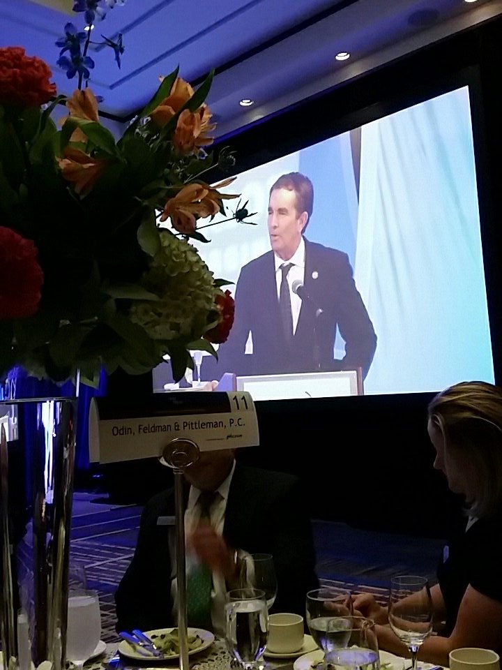 bgnthebgn's tweet photo. #RaisetheRegion2018 Thank you to Governor Northam and Speaker Cox for speaking at @CFNova! @OFPLaw https://t.co/H6nrRtHZY2
