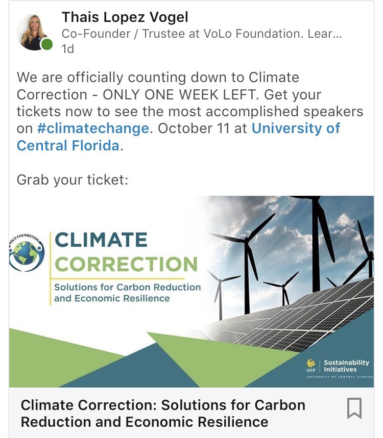 VogelLopez's tweet image. #ClimateCorrection #UCF #Sustainability #October #Conference #FridayNightLights #Orlando #USA #climate #student #environmentaljustice #ActOnClimate #climatechange #ClimateChangeIsReal #Fact #GlobalWarming #motivationalspeaker