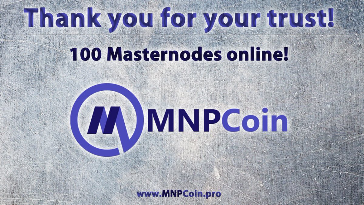 MNPCoin's tweet image. Thank you @MasterNodesPro  @MNPCoin @MarketCapPro communities for this achievement! 

- Entire MNP Team