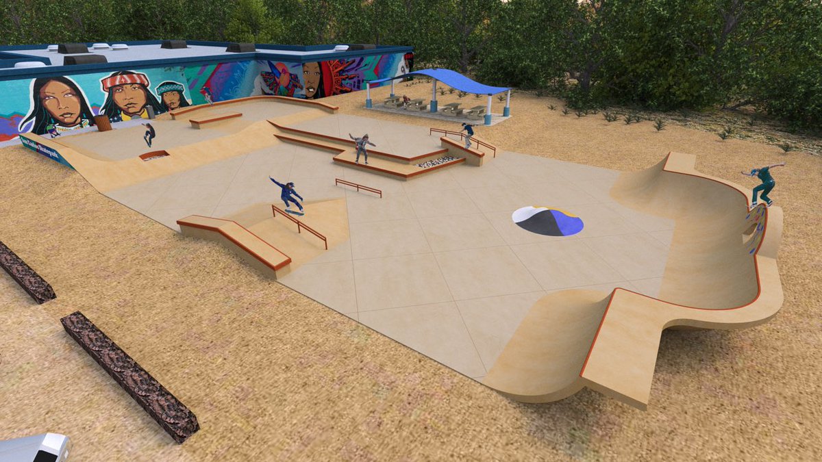 New Skatepark Design For San Carlos. Deigned by Terry Valles and I