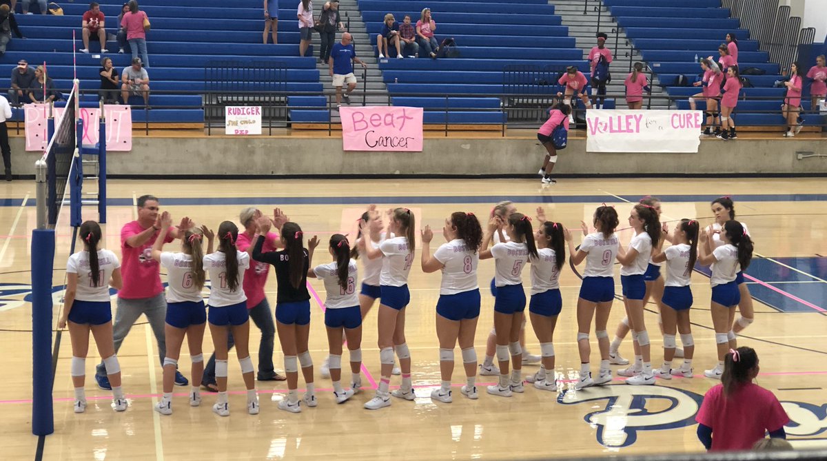 Boswell_LPVB's tweet photo. FINAL: #BOSLPVB sweeps Brewer tonight 3-0. 25-19; 25-12; 25-14. Thank you for everyone who came out and supported LPVB and our Pink Out Night! #SameNameNewGame https://t.co/A3aSvvVxsi