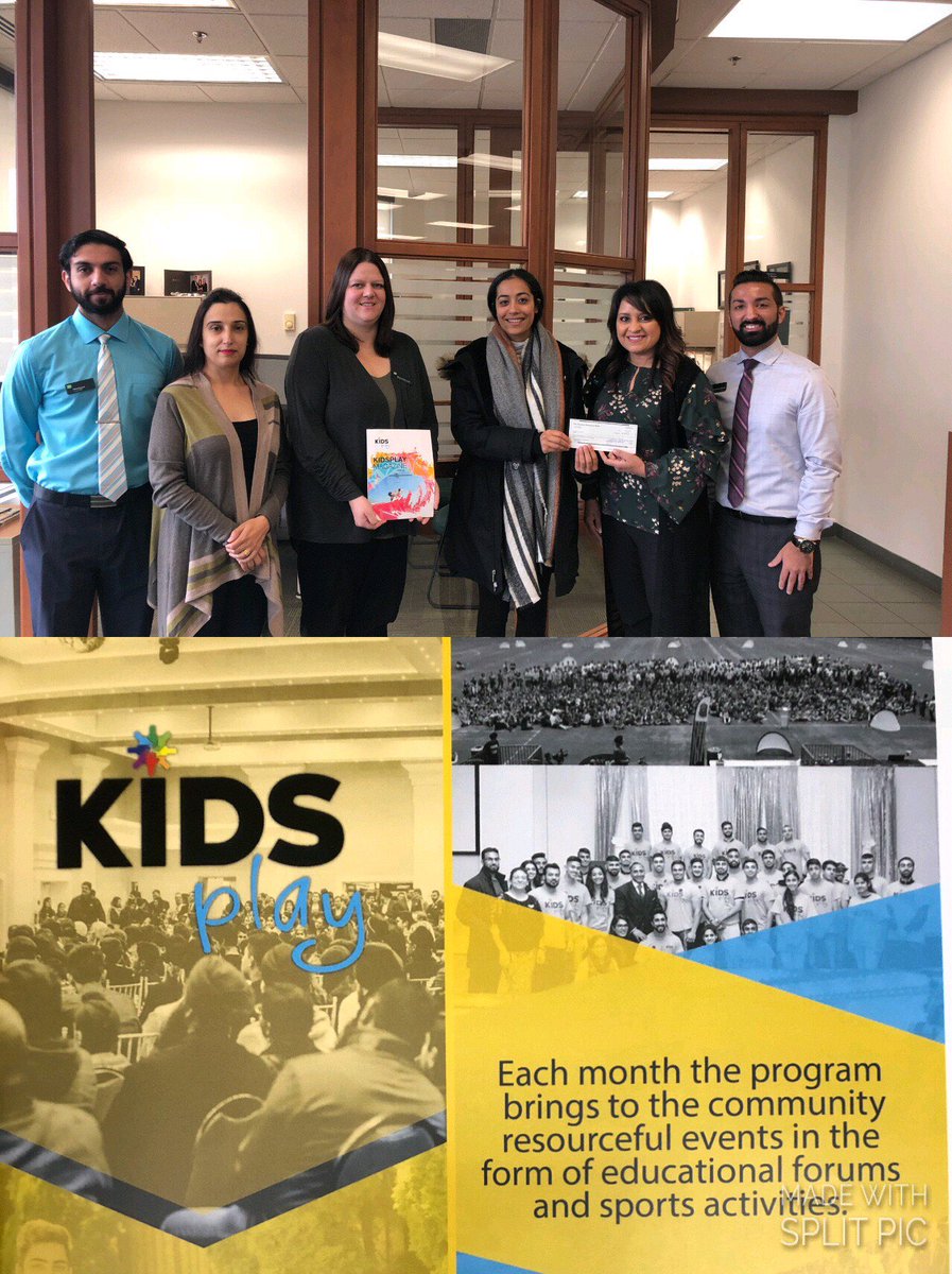 #TD Delta 72nd branch is so happy to support #kidsplay program in our community. Thank you @kidsplayfoundation for building a  better future for our youth, one game at a time. ⁦@GurjivChahil_TD⁩ ⁦@MauroManzi_TD⁩