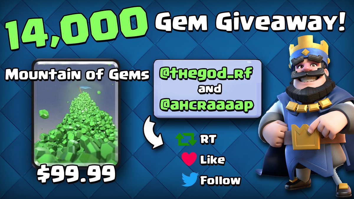 Giveaway / Mega Sorteo💵
14,000 Gems 💎 

Requirements / Requistos ‼️
Retweet 🔁
Like ❤️ 
Follow / Seguir  ➡️<a href="/ahcraaaap/">Joshua Sharon/Jauan Jennings Fan Account</a> <a href="/thegod_rf/">nick rf</a> ⬅️
Winner in 7 days / Ganador en 7 dias🍀

We will be checking if you’re following / Estaremos comprobando si estás siguiendo 👀