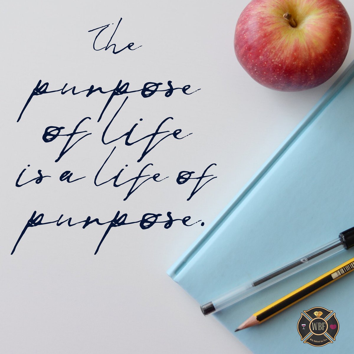 WifeBehindFire's tweet photo. I hope you feel purposeful today! #purposeoflife #lifelessons https://t.co/tIvt59qOPt