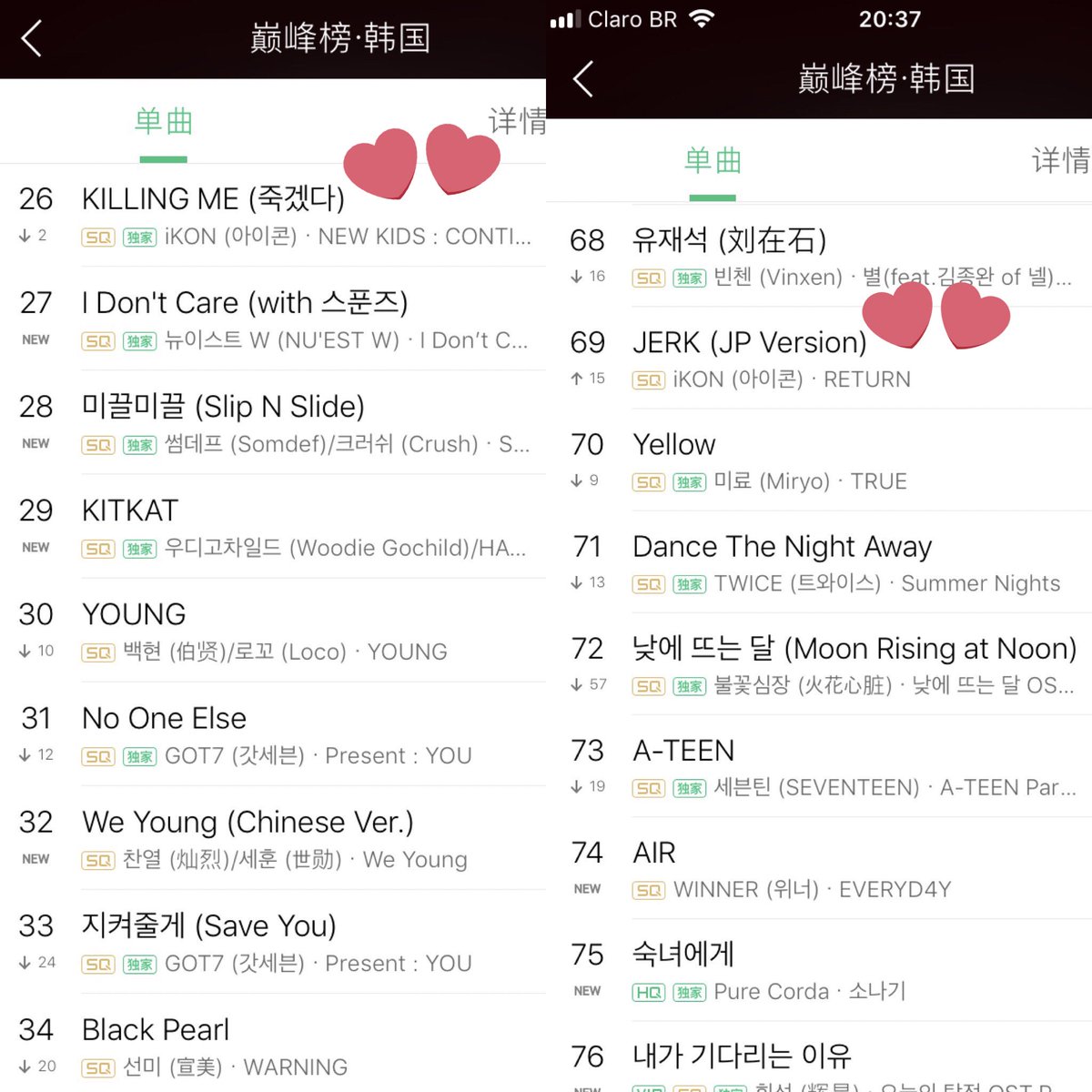 Qq Music Kpop Chart