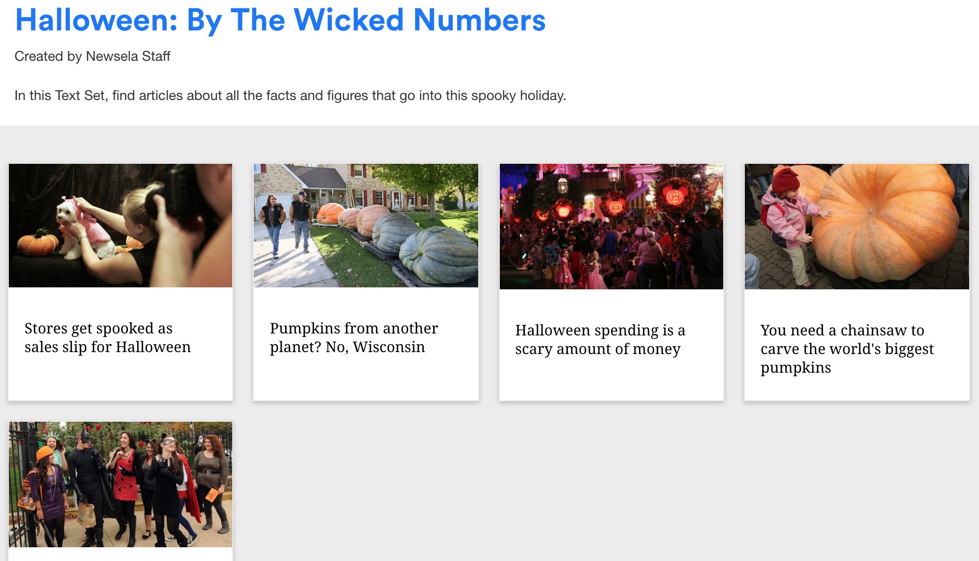 All about the spookiest holiday — Halloween!, Articles