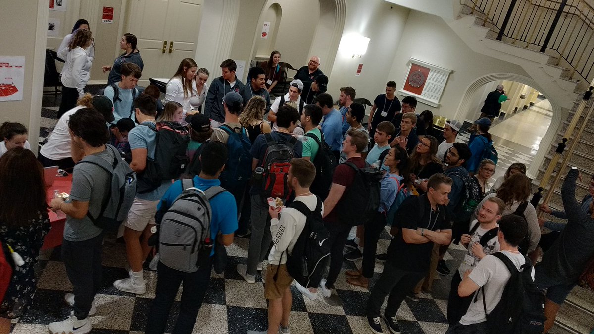 aleximenez's tweet photo. Teams ready to work! 

Great night @miamiuniversity! 

#swmu https://t.co/a8zWNeSAuG