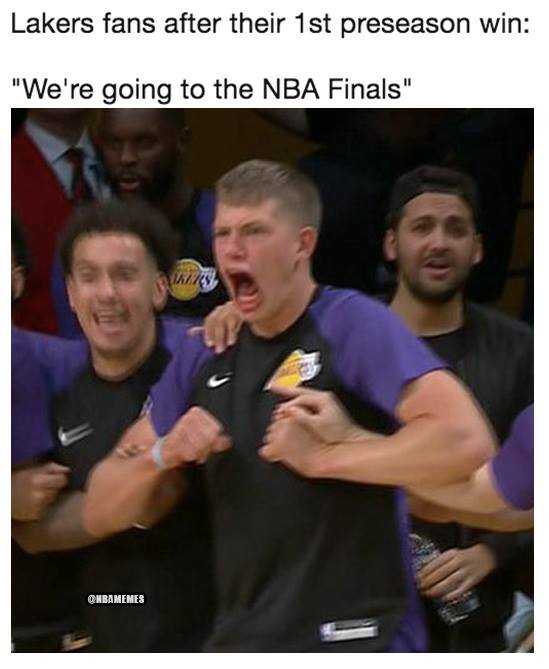 Téléchargement gratuit Images Nba Memes On Twitter Lakeshow In A Nutshell le plus cool par