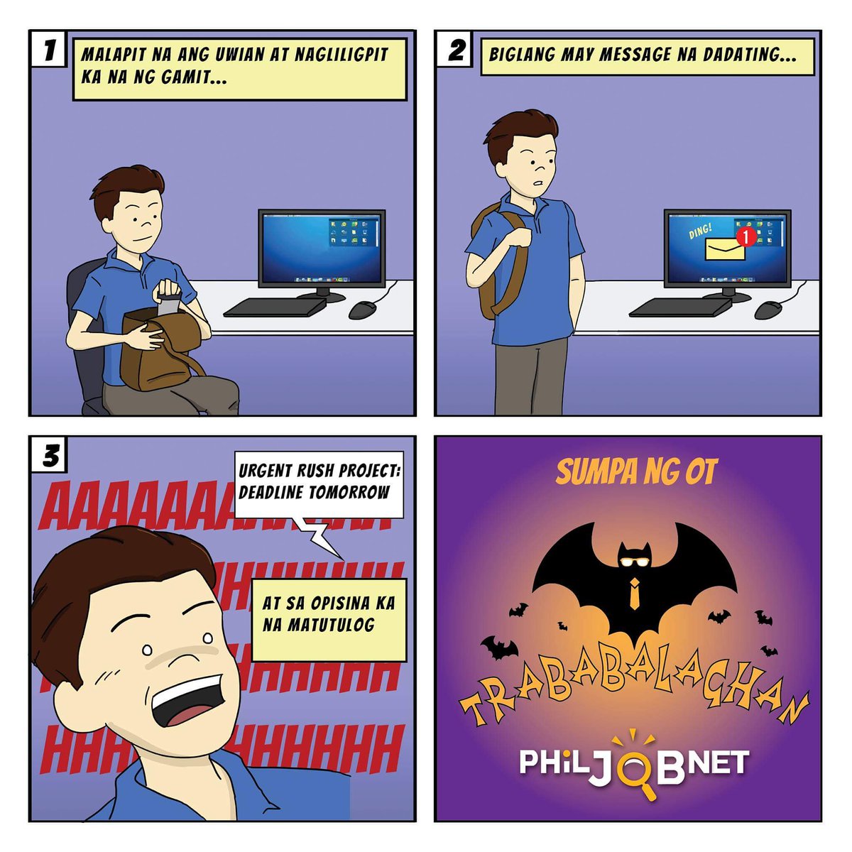 PhilJobNet's tweet image. Nakakatakot naman talaga, di ba?! 🎃👻😆 

#Trababalaghan
#PhilJobNet