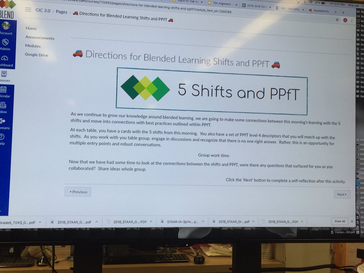MLWoods07's tweet image. Staff participating in deconstructing TEKS and selecting tasks that align with the depth and complexity of the standard. ✏️📚✔️ #6C’s #instructionalcore #AISDproud @AISDSupt @BrianPaulHill @AISD_LangArts @OakSpringsMed