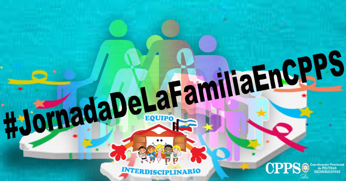 El sábado 06 la <a href="/EA_EvaPeron/">Escuela Abierta Eva Perón</a> vivirá la #JornadaDeLaFamiliaEnCPPS 
Somos un #equipo que cree que la #FamiliaEsElMejorLugarParaCrecer
<a href="/UrtubeyJM/">Juan Manuel Urtubey</a> <a href="/aniberruezo/">analia berruezo</a> <a href="/larubita70/">Rubita Bijou</a> <a href="/danilisanti/">Daniela Lisanti</a> <a href="/rubem_dario29/">ruben dario flores</a> <a href="/yoyballon/">Yoy Ballón</a> 
<a href="/fguillesaavedra/">GUILLERMO SAAVEDRA</a> <a href="/artydance23/">Gilda Rodríguez</a> <a href="/patriciapinasco/">Patricia Pinasco</a>  <a href="/fergrieco/">Fer</a>