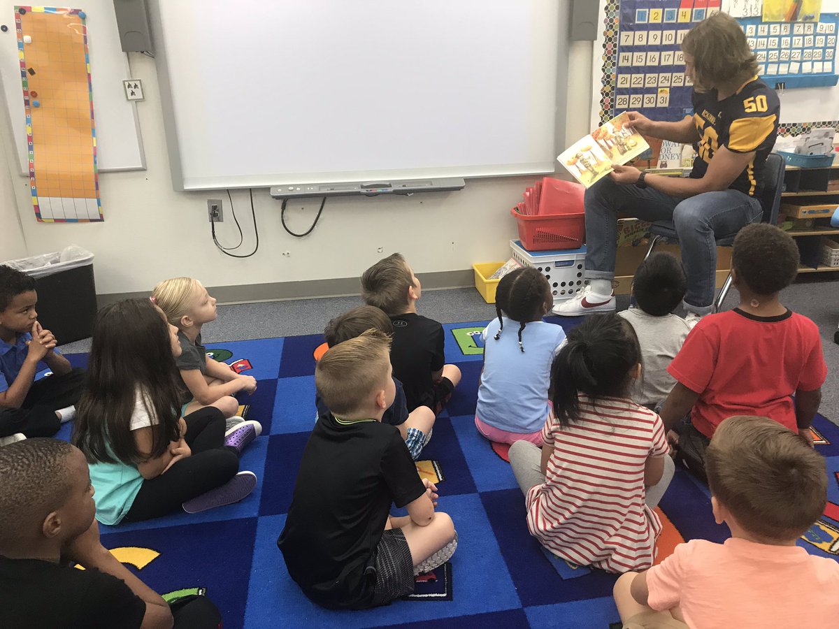 Thanks Mitchell for reading to my class. #mcneilelem