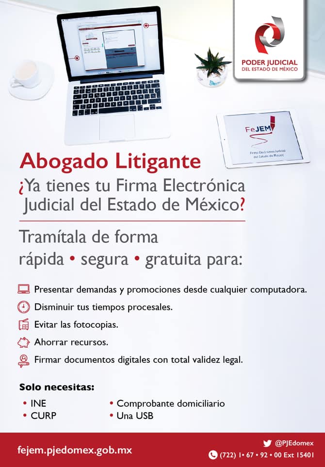 EdomexO's tweet photo. Eres abogado ? Necesitas tramitar tu firma electrónica..ponte al día! https://t.co/wBUZH33syX
