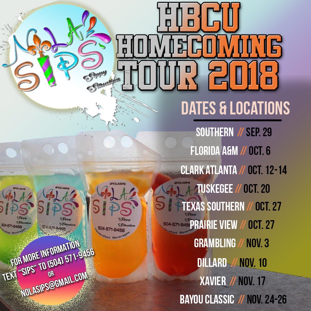 nolasips's tweet photo. FAMU ๐๐งก๐ฆ ITS A SIPPY SITUATION, THE SIPS WE HERE๐น #nolasips #sippysitaution #famu #FAMUHomecoming #famu20 #famu21 #famu19 #hbcu #hbcupride #FAMUhomcoming2k18 #FAMU18 #famuhoco2k18 #FAMU https://t.co/S8PKcIFP2j