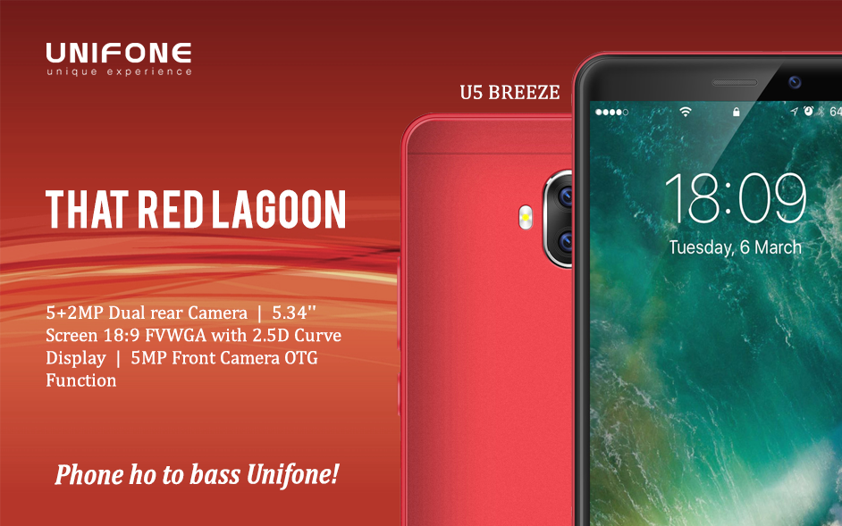 UnifoneC's tweet photo. Unifone U5 BREEZE with 5+2MP Dual Camera, 5.34'' Screen, stylish look, range of colours and a lot more to give you a reason to have. Unifone range of feature and smart phones are offered in best price. #unifonemobilecommunication #phonehotobassunifone https://t.co/pMasmaYb7p