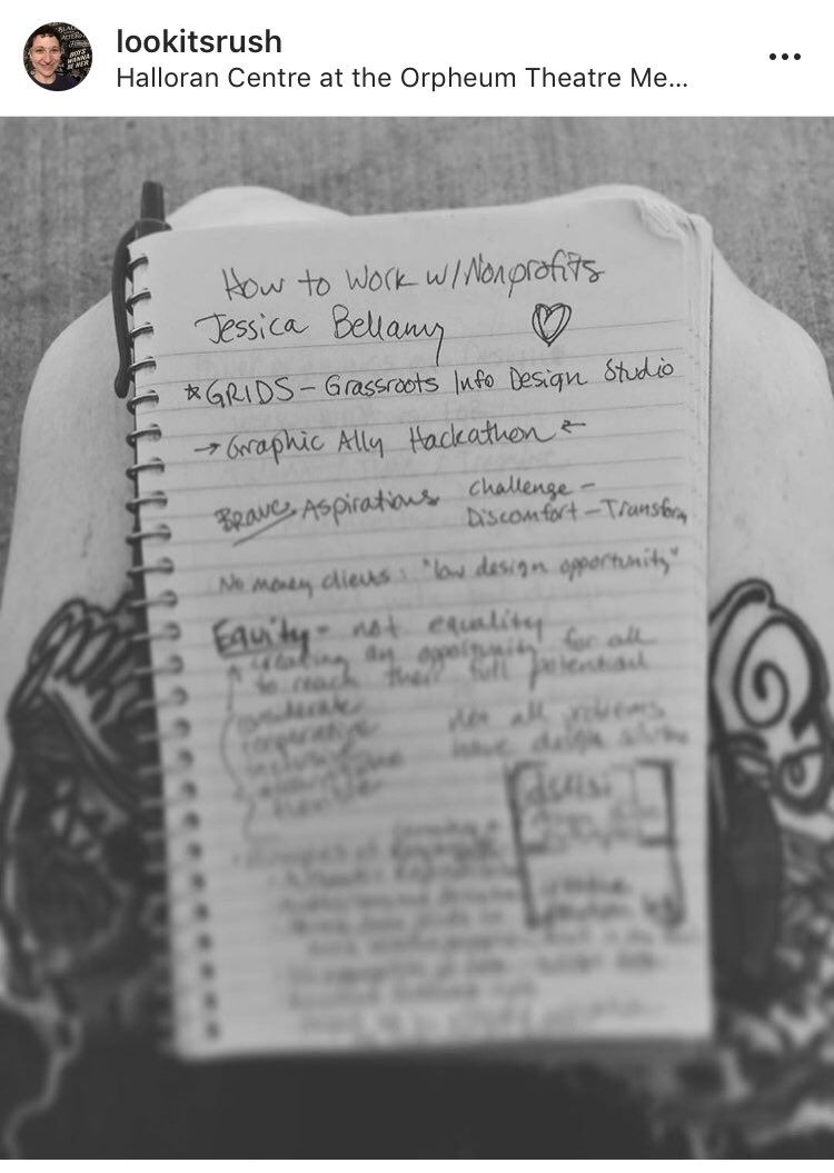 JBellaGraphics's tweet photo. Love these attendee notes from my presentation and workshop!!  The creative community here at the @cworks_conf  is so phenomenal and intentional ✨✨✨ #creativeworksconf2018 #cw2018 #memphiscreatives #southercreatives #midwestcreatives https://t.co/wsD8cRmbkz
