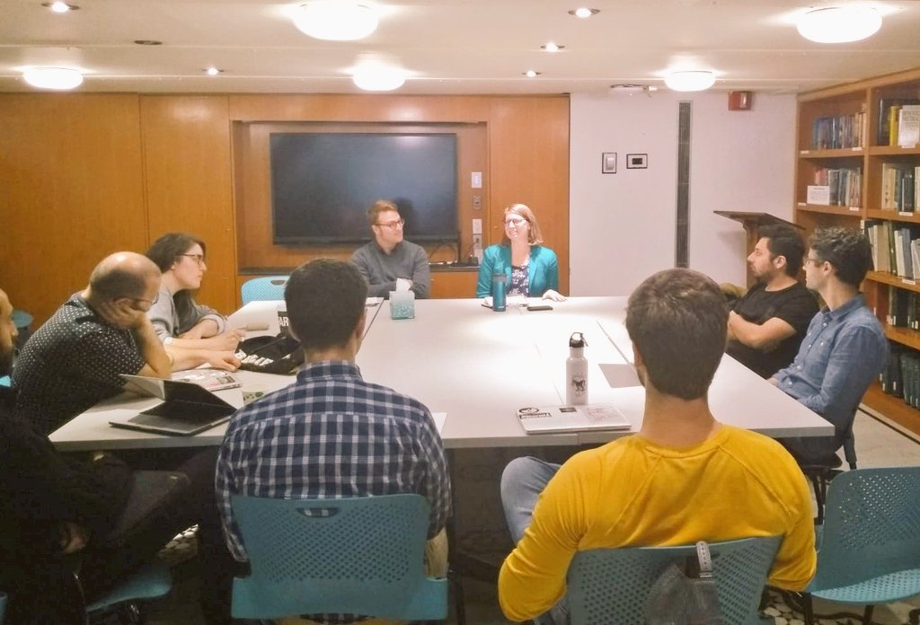 nyukevo's tweet photo. Thanks @car1ygoodman for spending the day at #NYUKevo! Your Professional Development Workshop titled, "Humanities Beyond Academy"  was amazing &amp; answering the range of questions about "lottery greencard", after the film "The Citizen" was insightful! We hope to see you soon! https://t.co/IMDsV8iZRi
