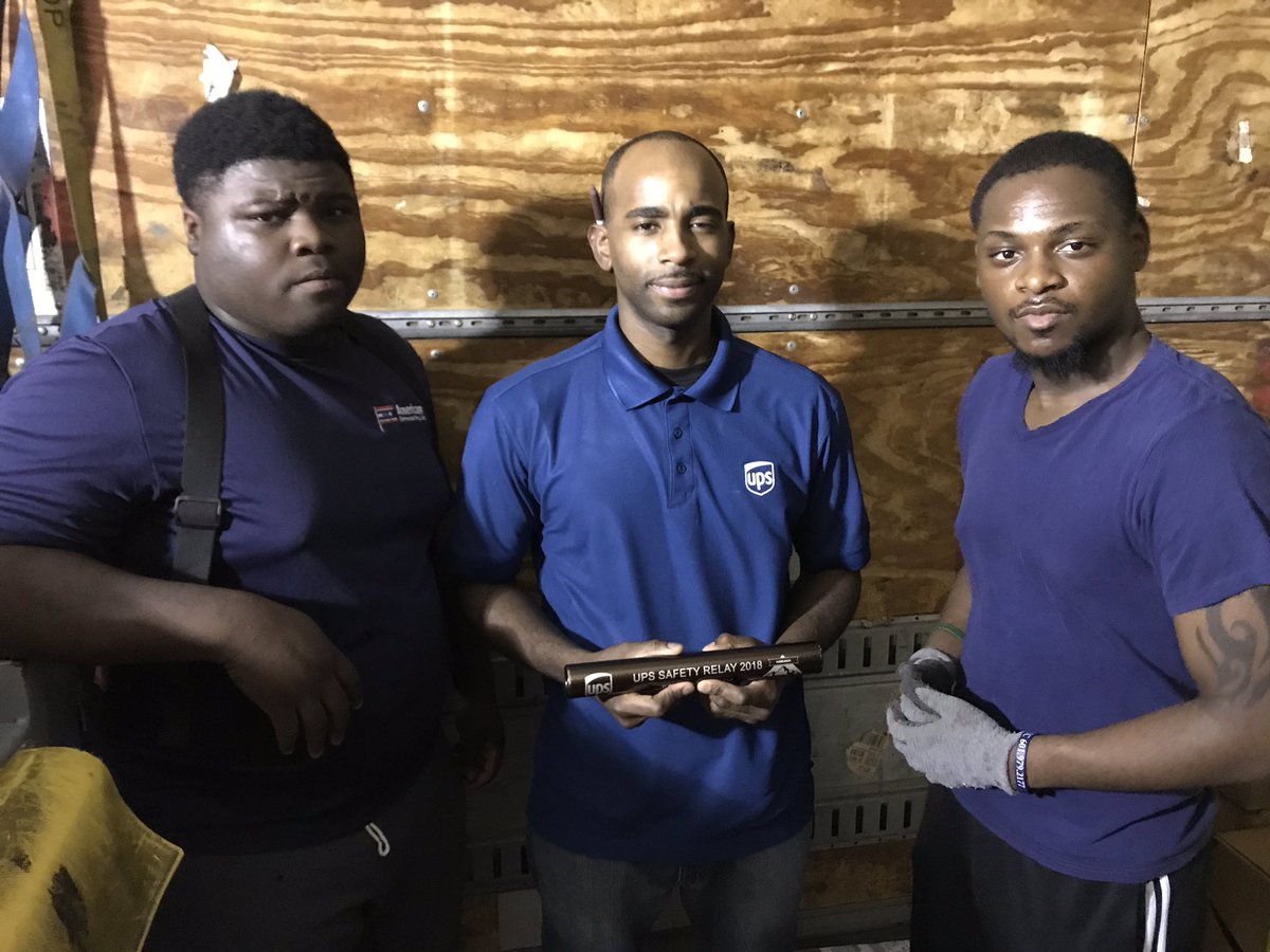 Loader, Javarus; PT Sup, Curtis; &amp; Loader, Michael have accepted the challenge this week of #UPSSafetyRelay baton as well as tonight to work Safe on the <a href="/JACMSHubFdrUPS1/">JACMS Hub & Fdr UPSers</a> Twilight.  <a href="/JustinM0217/">JustinM0217</a> @Icolemanjr1 @MidSouthUPSers <a href="/UPSers/">UPSers</a> <a href="/HubAlabama/">Montgomery Hub</a> <a href="/ETHubFdrUPSers/">ET Hub/FeederUPSers</a> @UPStempe
