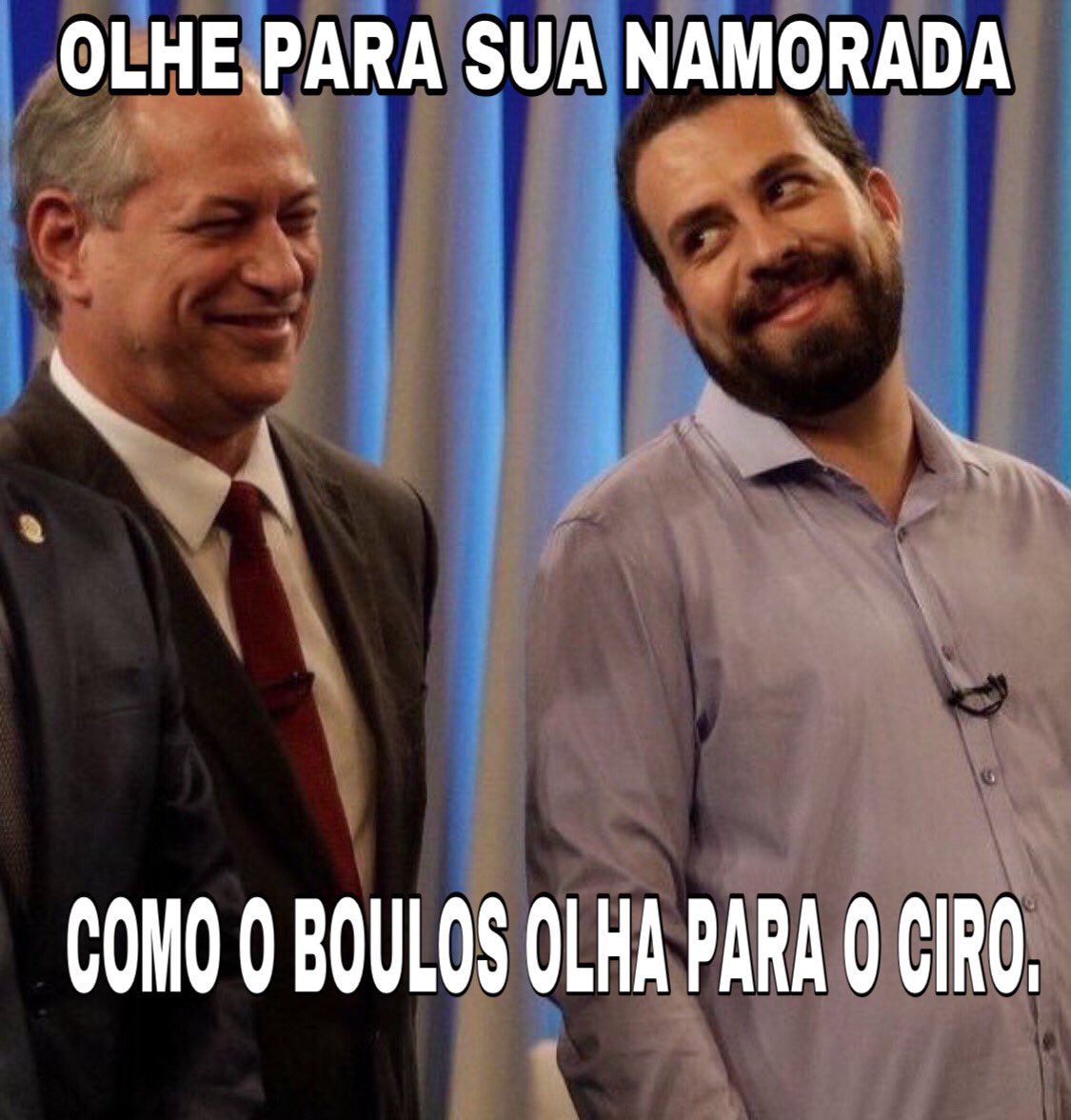 LudHofer's tweet photo. Da pra criar mil memes com essa foto maravilhosa do BOULOS com o CIRO. #EuQueroCiro #CiroSim #EuQueroCiro #Ciro #ciro12 https://t.co/T5EVicAfGl