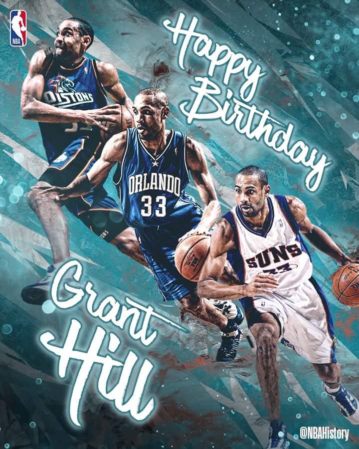  Happy Birthday to seven-time All-Star and Hall of Famer, Grant Hill! 