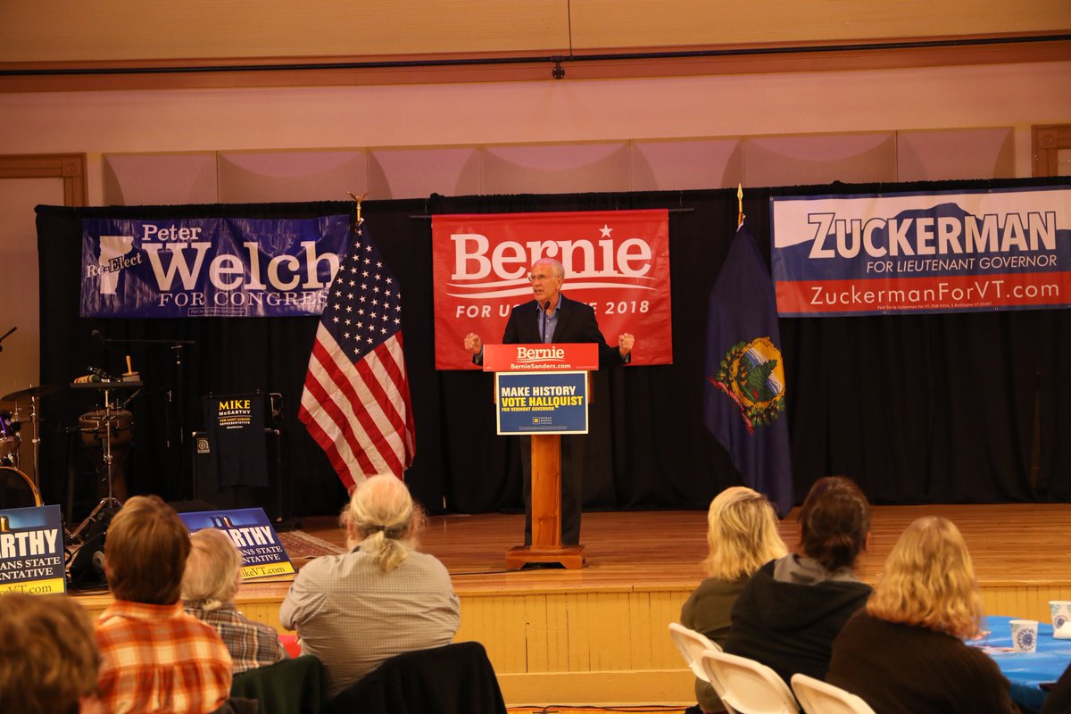 Bernie Sanders on Twitter "It was a great event tonight in St. Albans