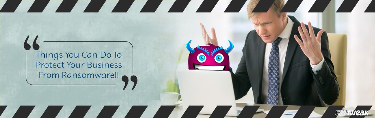 systweak's tweet image. Things You Can Do To Protect Your Business From Ransomware buff.ly/2E82GJ4 #Ransomare #DataProtection #SystemProtection #WannaCry #Phishing #DataBackUp