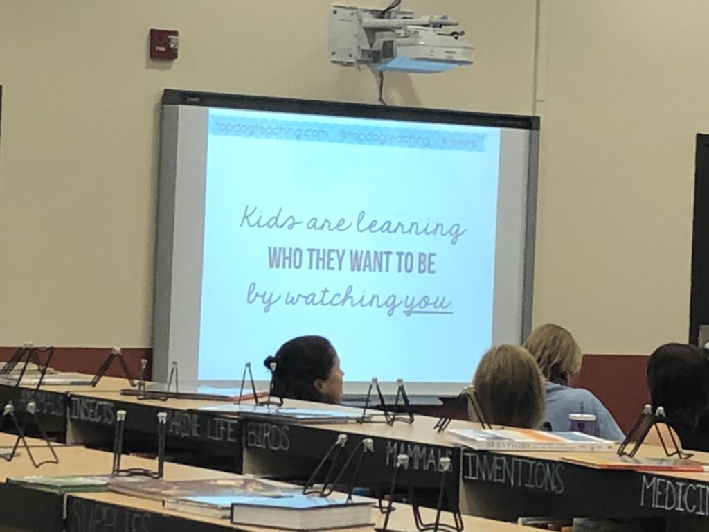 Absolutely loved every second of <a href="/TopDogTeaching/">Kayla Dornfeld</a>’s session today! Kayla, it was so amazing to get to meet you! You are such an inspiration! I couldn’t agree more with your message and your outlook on education! #rewire <a href="/OnCourseK12/">OnCourse Systems K12</a> <a href="/ReWireYou/">RewireYou</a> #TigerStrong <a href="/Tabschools/">Tabernacle Schools</a> #WeB4Me