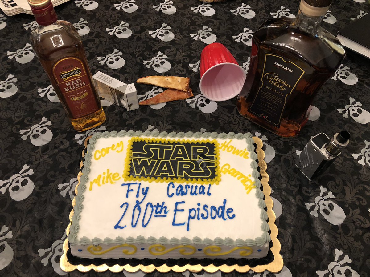 Celebration 200 at the Fly Casual Podcast tonight! @KikuchiyoThe7th <a href="/WilsonCoreyT/">Dadgummit</a> <a href="/sjhowie/">Stephen J Howie</a> <a href="/mike_archbold/">Michael Archbold</a>