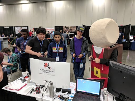 buttonpunch's tweet image. We&apos;re just one week away from the early access release of #Spinball! It&apos;s so much fun it will melt your face off! Just kidding, I don&apos;t think he ever even had a face @PlayBOMBFEST