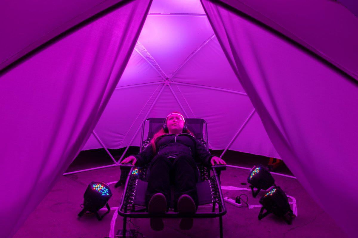 syncros's tweet photo. My favorite part of #nbTO18 was spending a few minutes immersed in @thelucidproject https://t.co/V6hThBXgvM