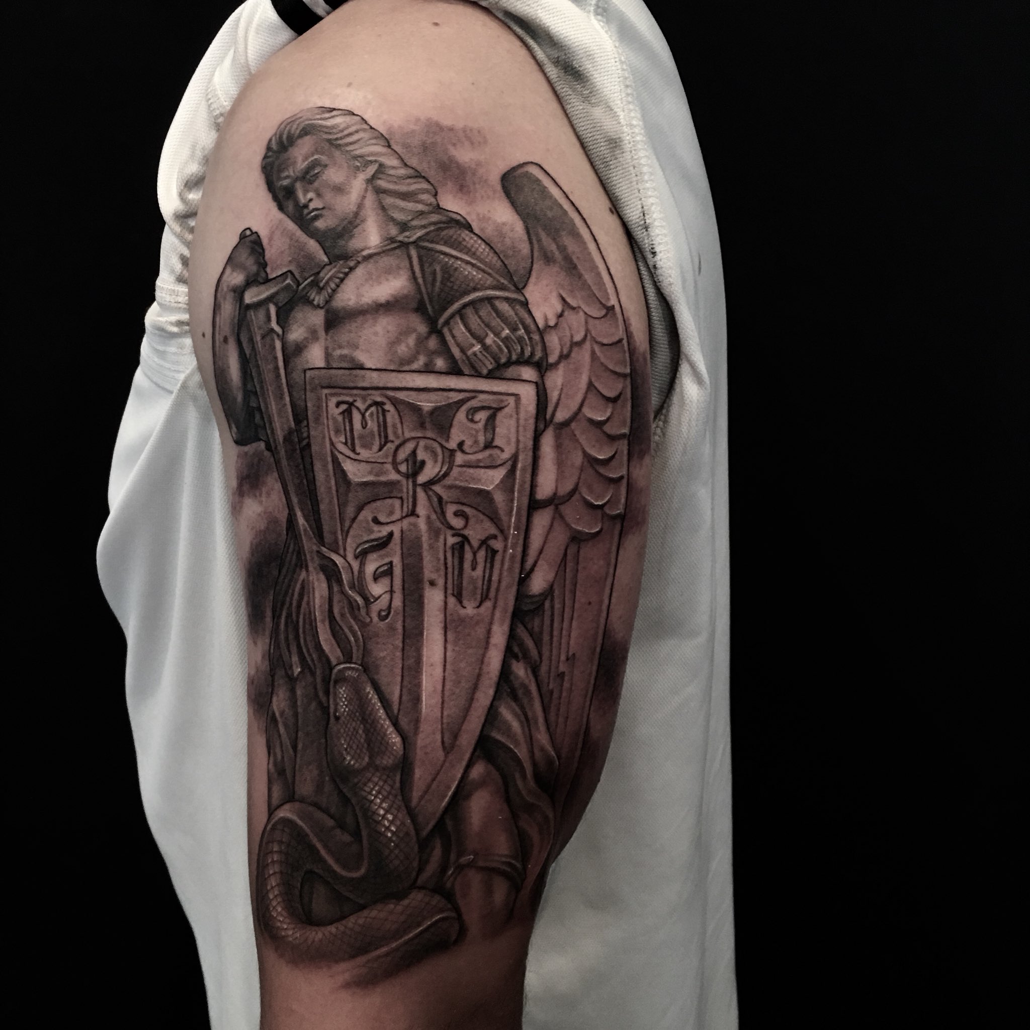 St Michael the Archangel Tattoo by Bokitattoo on DeviantArt